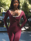 437 The Ballet Wrap in Black Cherry