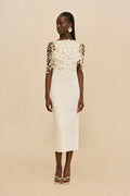 CULT GAIA MERI KNIT DRESS - OFF WHITE