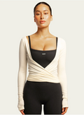 437 The Ballet Wrap in Cream
