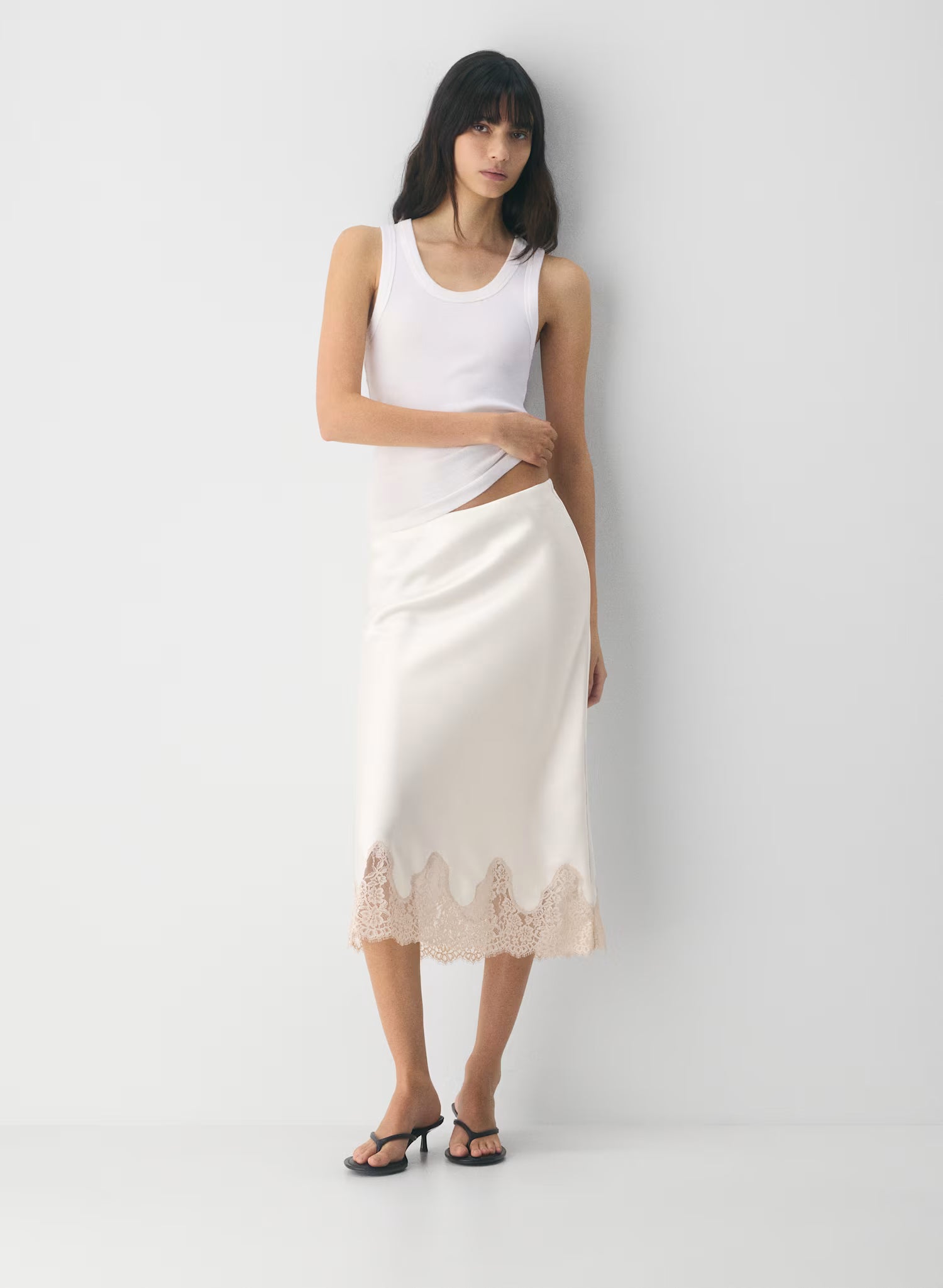 Wilfred Henrietta Satin Skirt